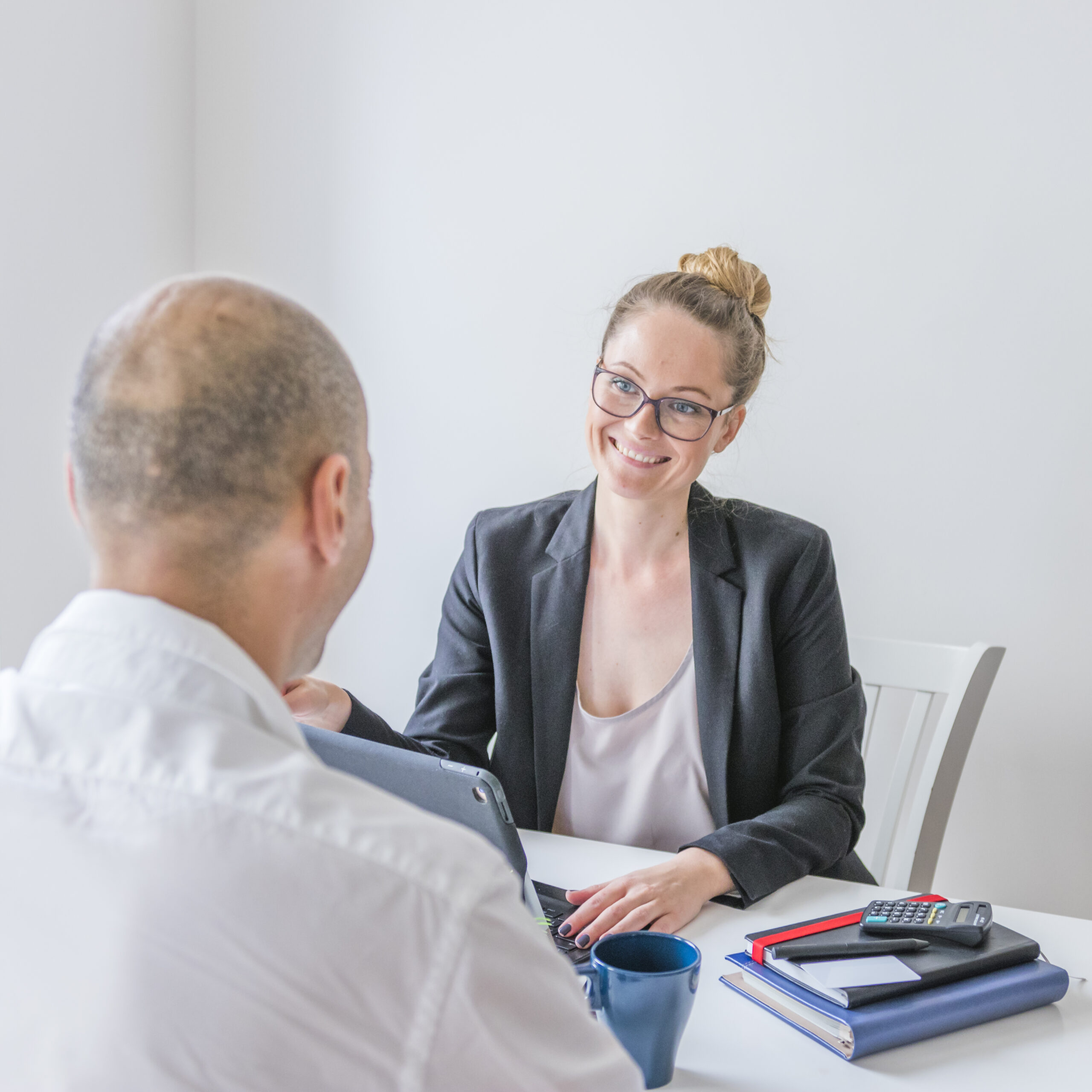 loopbaanbegeleidingsgesprek terug naar werk, gesprek